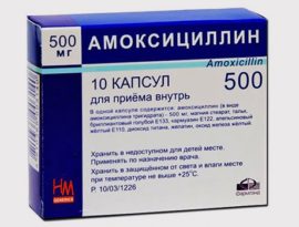 Antibiotic Amoxicillin