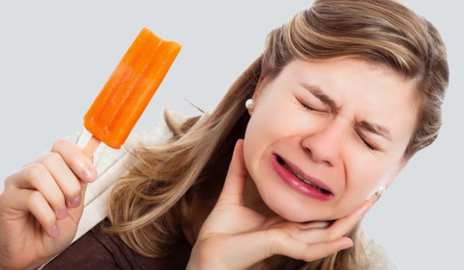 Dor de dente devido a sorvete