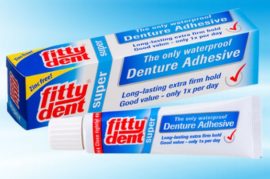 Adhesive for dentures Fittydent