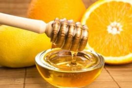Honey at lemon