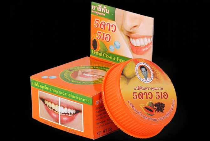 Ubat Gigi Pencegahan dari Thailand