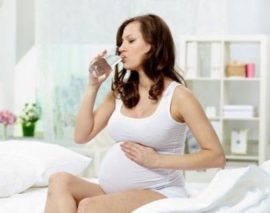 Aumento de la salivación en una mujer embarazada.