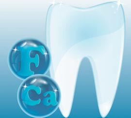 Die Rolle von Fluorid für einen Zahn