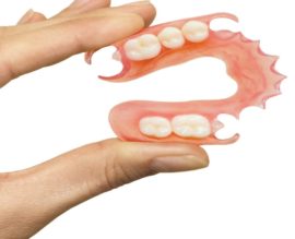 Partial denture removable denture