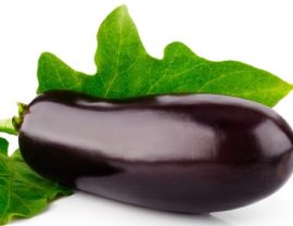 Eggplant for teeth whitening